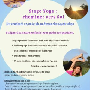 Stage Yoga: cheminer vers Soi